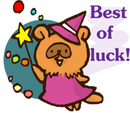 Boss of Raccoon dog in English sticker #6215069