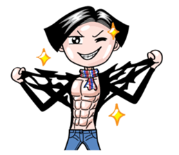 Sam-Cha Boy sticker #6215099