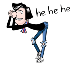 Sam-Cha Boy sticker #6215101