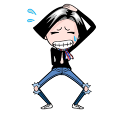 Sam-Cha Boy sticker #6215115