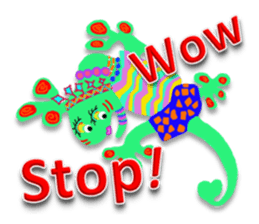 Hawaii-born lizard sticker #6215233