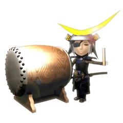 Masamune 3D action sticker