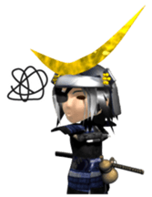 Masamune 3D action sticker sticker #6215335
