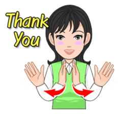Thai Sign Language Vol.1 sticker #6215411