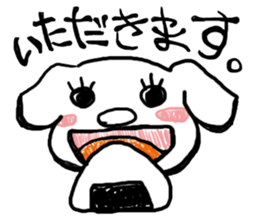 Fatty dog! daily life conversation sticker #6215450