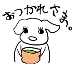 Fatty dog! daily life conversation sticker #6215458