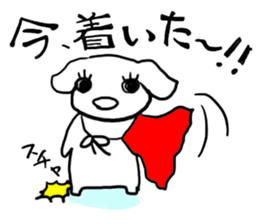 Fatty dog! daily life conversation sticker #6215471