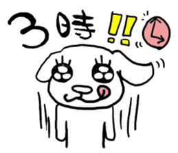 Fatty dog! daily life conversation sticker #6215478