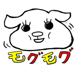 Fatty dog! daily life conversation sticker #6215480