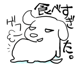 Fatty dog! daily life conversation sticker #6215481