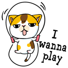 mamecat2 english sticker #6215543