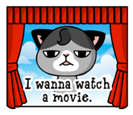 mamecat2 english sticker #6215547