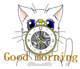 White cat of momo sticker #6215888