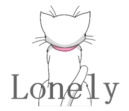 White cat of momo sticker #6215901