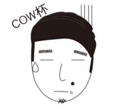 Selfish man sticker #6216089