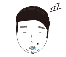 Selfish man sticker #6216090