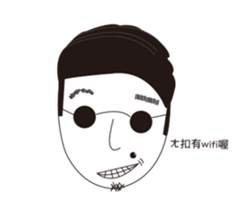 Selfish man sticker #6216102