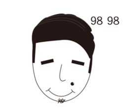 Selfish man sticker #6216109