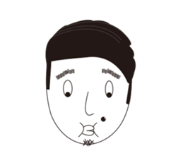 Selfish man sticker #6216110