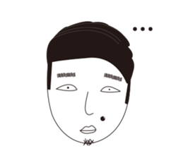 Selfish man sticker #6216117