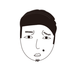 Selfish man sticker #6216122