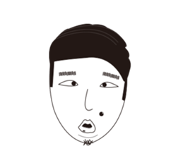 Selfish man sticker #6216126