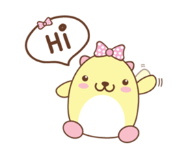 Little bear "MOMO" sticker #6216608