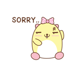 Little bear "MOMO" sticker #6216616