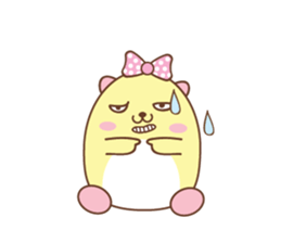 Little bear "MOMO" sticker #6216623