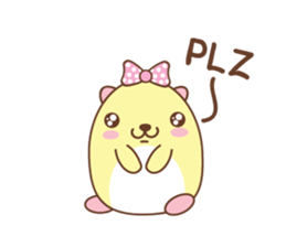 Little bear "MOMO" sticker #6216625