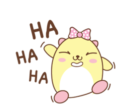 Little bear "MOMO" sticker #6216626