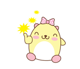 Little bear "MOMO" sticker #6216627