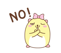 Little bear "MOMO" sticker #6216633