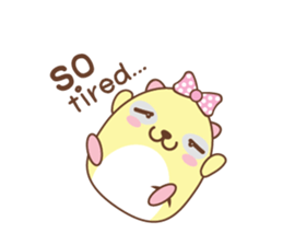 Little bear "MOMO" sticker #6216634