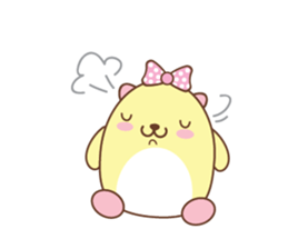 Little bear "MOMO" sticker #6216641