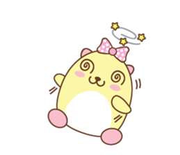 Little bear "MOMO" sticker #6216642