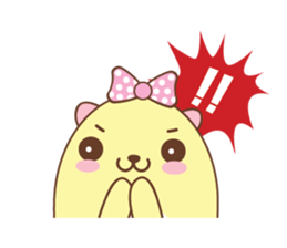 Little bear "MOMO" sticker #6216647