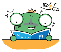 Backpack frog-Tourism twelve things sticker #6216739