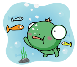 Backpack frog-Tourism twelve things sticker #6216764