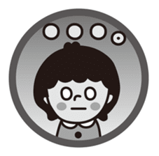 Girl of moderate honorific sticker #6218213