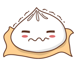 Dim sum and bun sticker #6218434