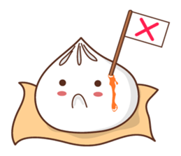 Dim sum and bun sticker #6218435