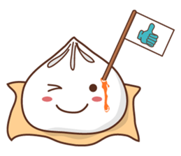 Dim sum and bun sticker #6218437