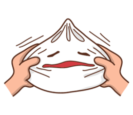 Dim sum and bun sticker #6218445