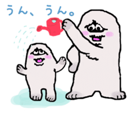 The yeti family sticker #6218476