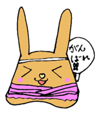 melting rabbit sticker #6218617