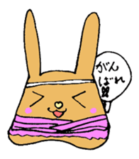 melting rabbit sticker #6218617