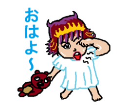 kawaii cheerleader sticker #6219104