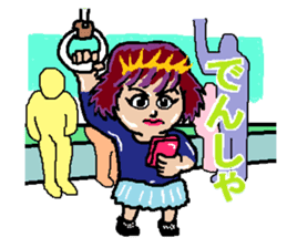 kawaii cheerleader sticker #6219105