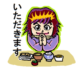 kawaii cheerleader sticker #6219116